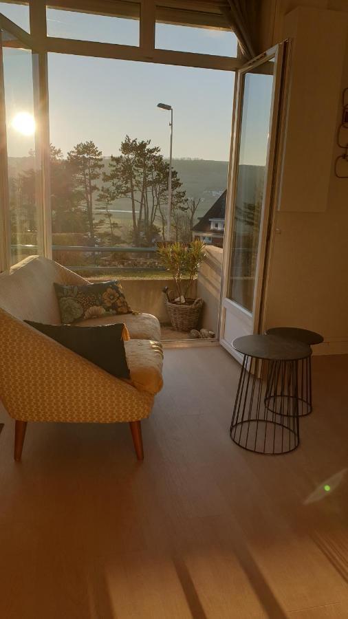 Rez de jardin vue mer Costa Bella Criel-sur-Mer Extérieur photo